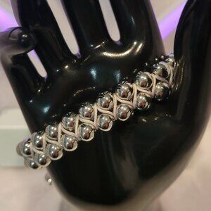 Silver Adjustable Bracelet HANDMADE